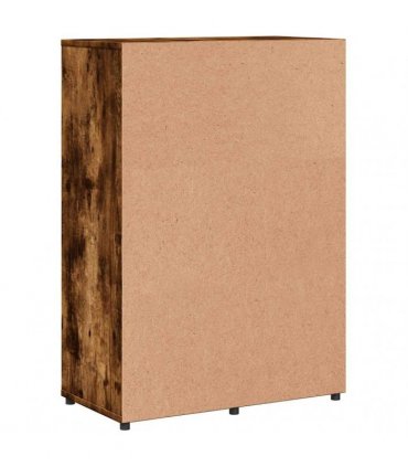 vidaXL Sideboards 2 pcs Smoked Oak 60x31x84 cm Engineered Wood