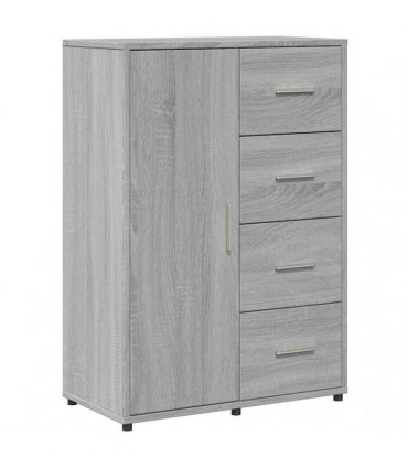 vidaXL Sideboards 2 pcs Grey Sonoma 60x31x84 cm Engineered Wood