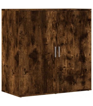 vidaXL Sideboards 2 pcs Smoked Oak 79x38x80 cm Engineered Wood