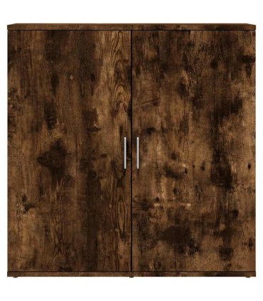 vidaXL Sideboards 2 pcs Smoked Oak 79x38x80 cm Engineered Wood