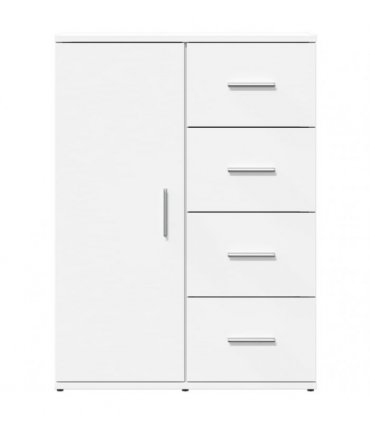 vidaXL Sideboards 2 pcs White 59x39x80 cm Engineered Wood