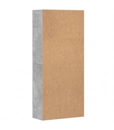 vidaXL Highboard Concrete Grey 80x35x180 cm Engineered Wood