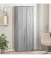 vidaXL Highboard Grey Sonoma 70x35x180 cm Engineered Wood