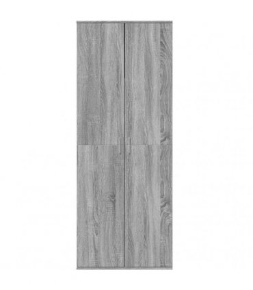 vidaXL Highboard Grey Sonoma 70x35x180 cm Engineered Wood