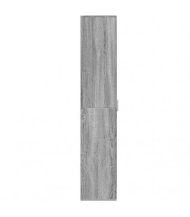 vidaXL Highboard Grey Sonoma 70x35x180 cm Engineered Wood