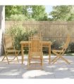 vidaXL Folding Chairs 4 pcs 46x66x99 cm Bamboo