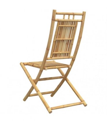 vidaXL Folding Chairs 4 pcs 46x66x99 cm Bamboo