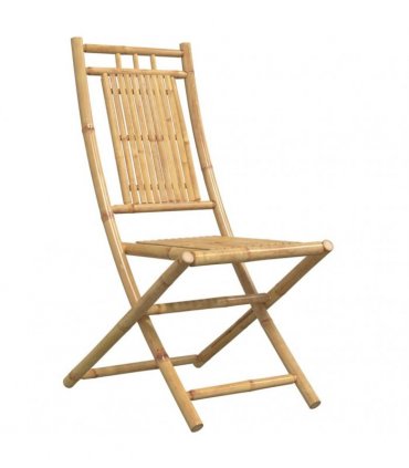 vidaXL Folding Chairs 6 pcs 46x66x99 cm Bamboo