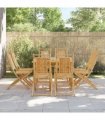 vidaXL Folding Chairs 8 pcs 46x66x99 cm Bamboo