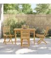 vidaXL Folding Chairs 4 pcs 43x54x88 cm Bamboo