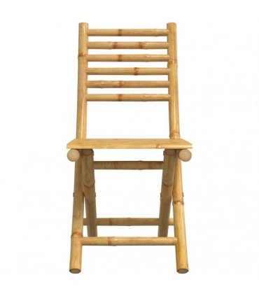 vidaXL Folding Chairs 4 pcs 43x54x88 cm Bamboo
