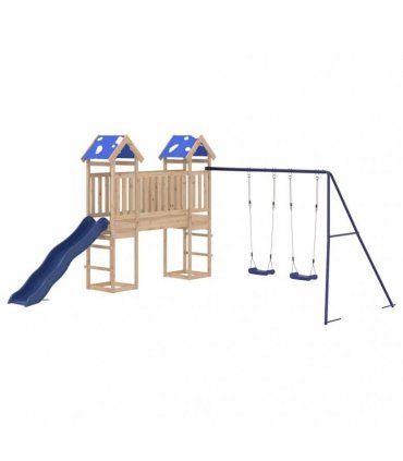 vidaXL Outdoor Playset Solid Wood Pine