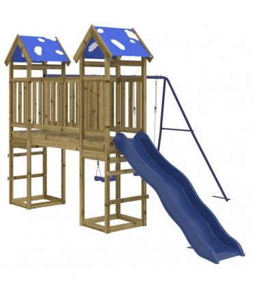 vidaXL Outdoor Playset Impregnated Wood Pine