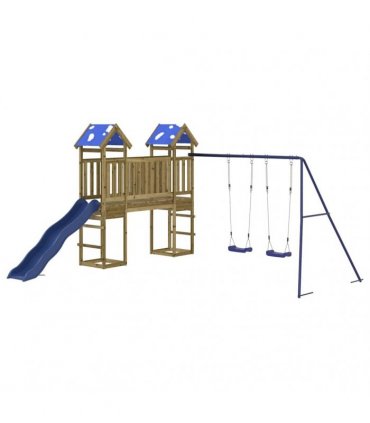 vidaXL Outdoor Playset Impregnated Wood Pine