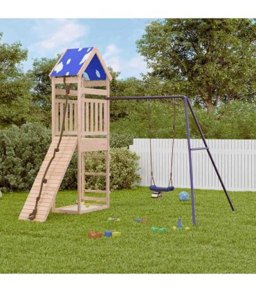 vidaXL Outdoor Playset Solid Wood Pine