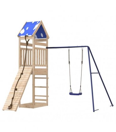 vidaXL Outdoor Playset Solid Wood Pine