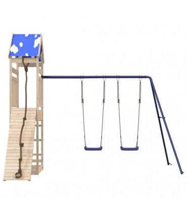 vidaXL Outdoor Playset Solid Wood Pine