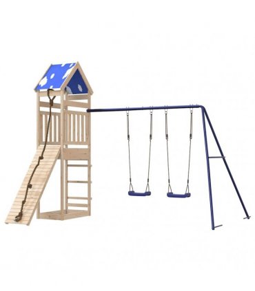 vidaXL Outdoor Playset Solid Wood Pine