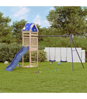 vidaXL Outdoor Playset Solid Wood Pine