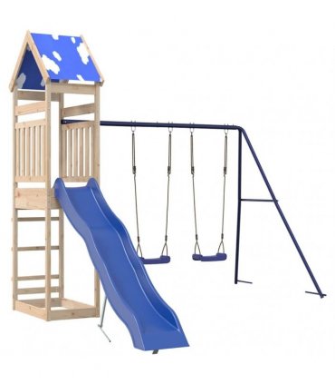 vidaXL Outdoor Playset Solid Wood Pine