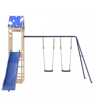 vidaXL Outdoor Playset Solid Wood Pine