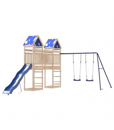 vidaXL Outdoor Playset Solid Wood Pine