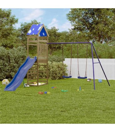 vidaXL Outdoor Playset Impregnated Wood Pine