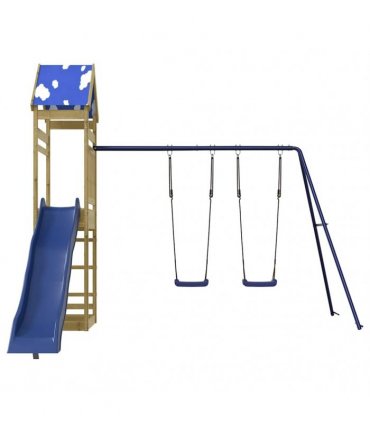 vidaXL Outdoor Playset Impregnated Wood Pine