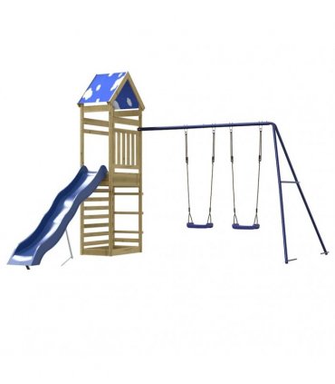 vidaXL Outdoor Playset Impregnated Wood Pine