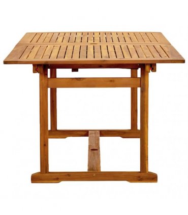 vidaXL 5 Piece Garden Dining Set Solid Wood Acacia and Textilene