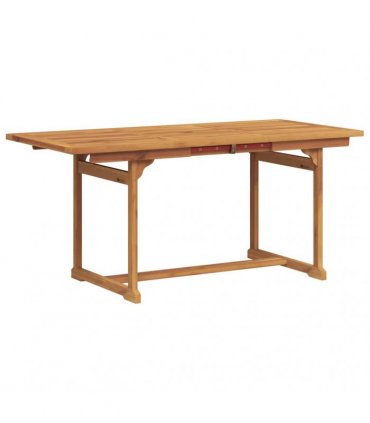 vidaXL 7 Piece Garden Dining Set Solid Wood Acacia and Textilene