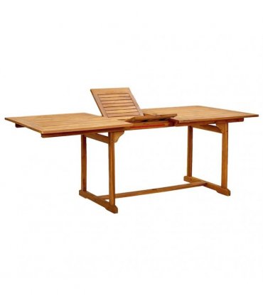 vidaXL 7 Piece Garden Dining Set Solid Wood Acacia and Textilene