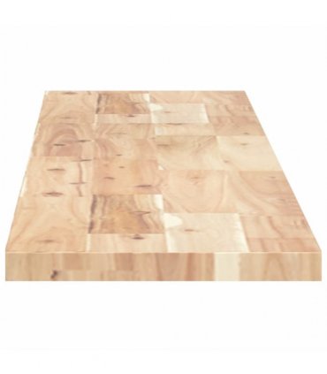 vidaXL Floating Shelf 160x20x2 cm Untreated Solid Wood Acacia