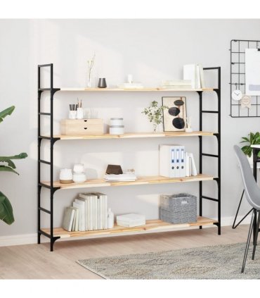 vidaXL Floating Shelves 3 pcs 140x30x2 cm Untreated Solid Wood Acacia
