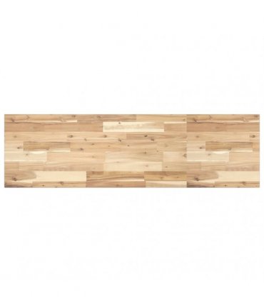 vidaXL Floating Shelf 120x40x2 cm Untreated Solid Wood Acacia