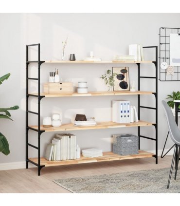 vidaXL Floating Shelves 2 pcs 120x40x2 cm Untreated Solid Wood Acacia