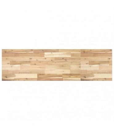 vidaXL Floating Shelf 160x40x2 cm Untreated Solid Wood Acacia