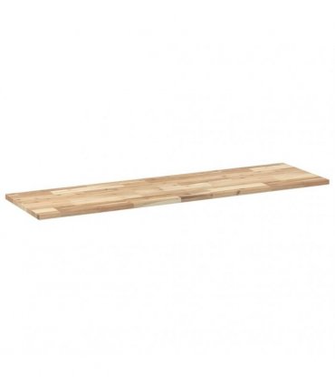 vidaXL Floating Shelf 160x40x2 cm Untreated Solid Wood Acacia