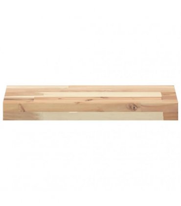 vidaXL Floating Shelf 40x20x4 cm Untreated Solid Wood Acacia