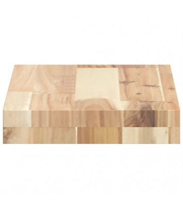 vidaXL Floating Shelf 40x20x4 cm Untreated Solid Wood Acacia