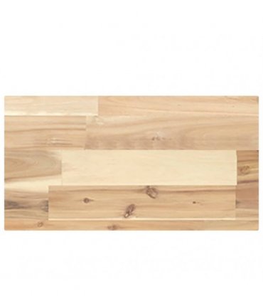 vidaXL Floating Shelf 60x20x4 cm Untreated Solid Wood Acacia