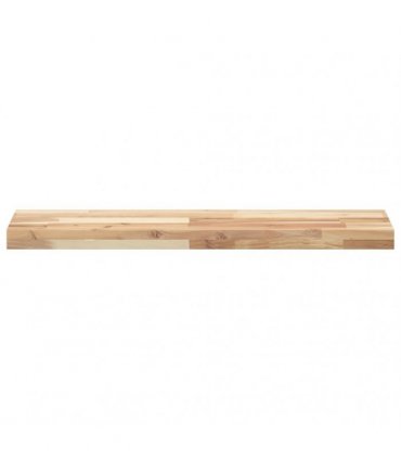 vidaXL Floating Shelves 2 pcs 80x20x4 cm Untreated Solid Wood Acacia