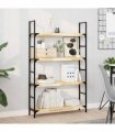 vidaXL Floating Shelves 3 pcs 100x20x4 cm Untreated Solid Wood Acacia