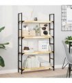 vidaXL Floating Shelves 4 pcs 100x20x4 cm Untreated Solid Wood Acacia