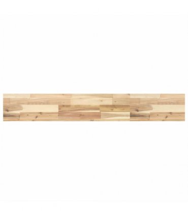 vidaXL Floating Shelf 140x20x4 cm Untreated Solid Wood Acacia