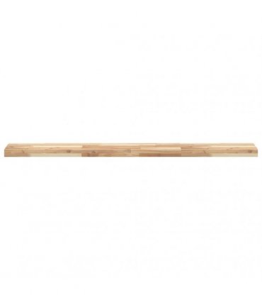 vidaXL Floating Shelf 140x20x4 cm Untreated Solid Wood Acacia