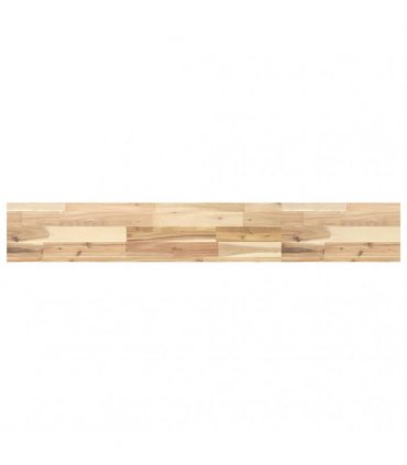 vidaXL Floating Shelf 160x20x4 cm Untreated Solid Wood Acacia