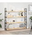 vidaXL Floating Shelves 3 pcs 160x20x4 cm Untreated Solid Wood Acacia