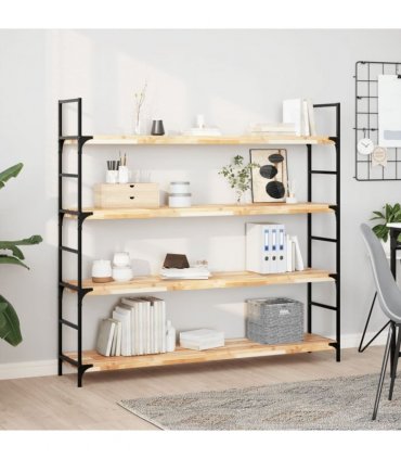 vidaXL Floating Shelf 160x30x4 cm Untreated Solid Wood Acacia