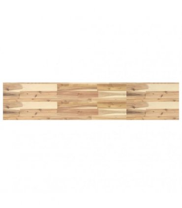 vidaXL Floating Shelf 160x30x4 cm Untreated Solid Wood Acacia